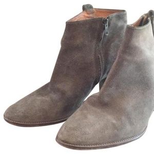Suede ankle boots
